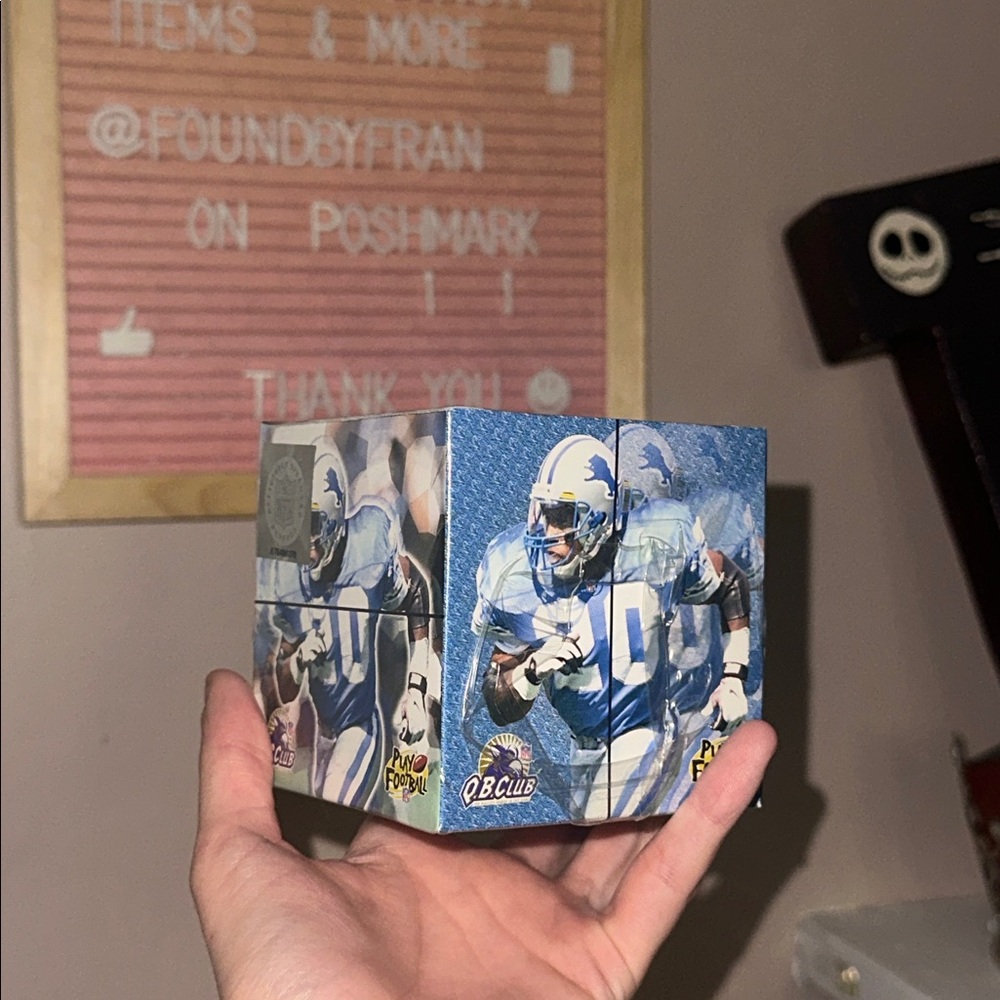 QB Club Pro Cube Puzzle - Detroit Lions NFL Football (STILL SEALED)
